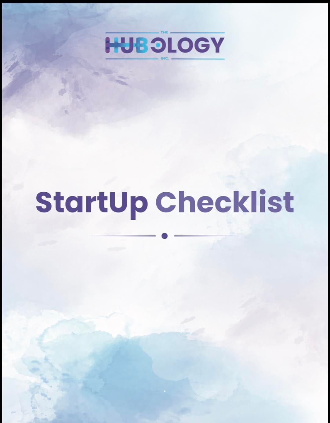 Startup Checklist cover